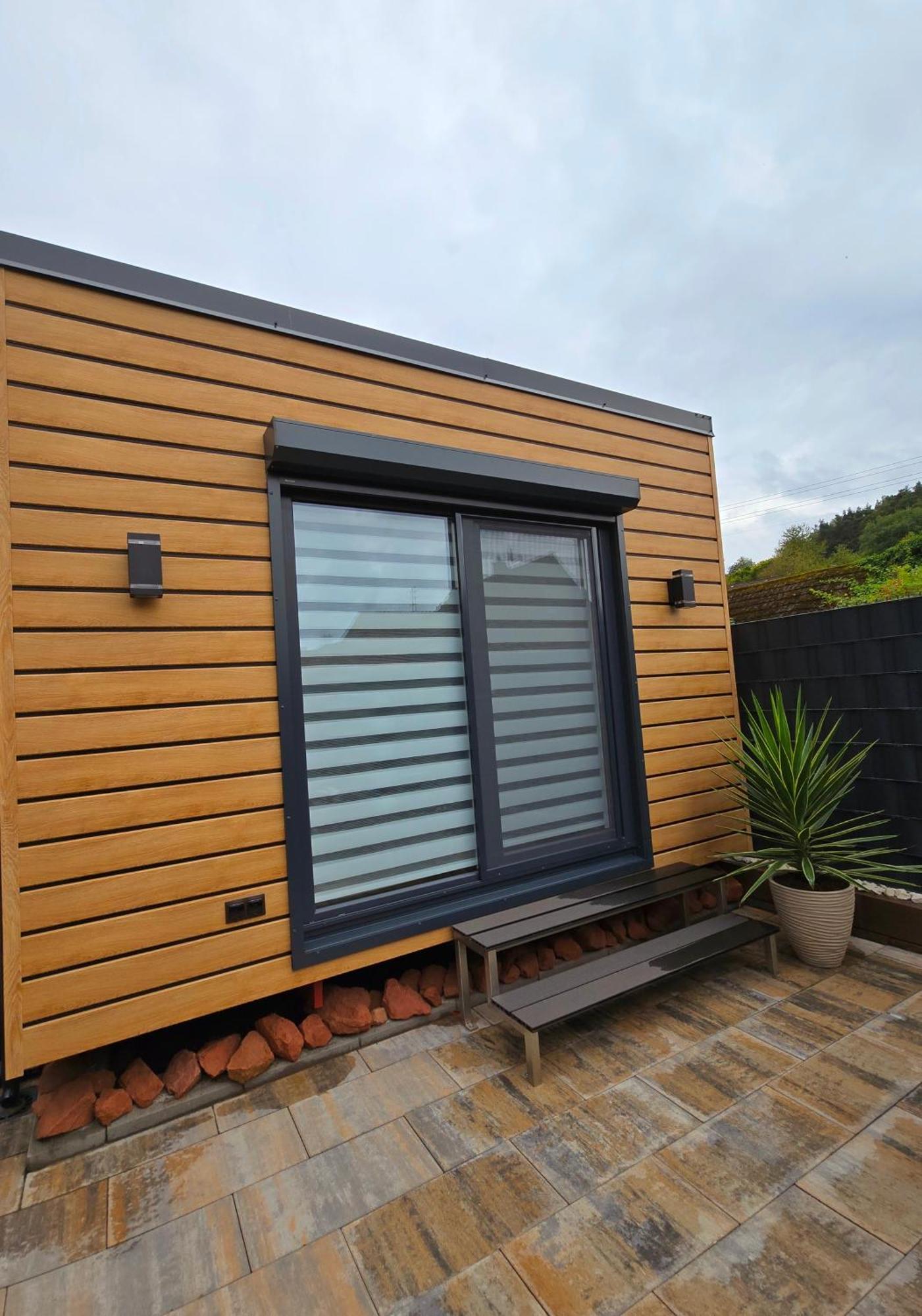 Tiny House Im Felsenland Mit Sauna Villa Lug Exterior foto