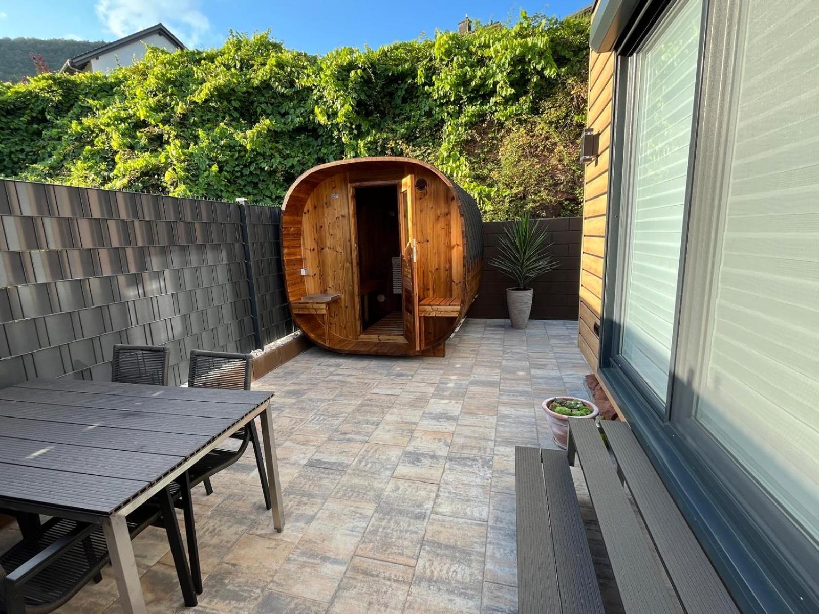 Tiny House Im Felsenland Mit Sauna Villa Lug Exterior foto